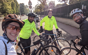 le 10 octobre au retour 
Nadine, Moise, Jacques et Nicolas 