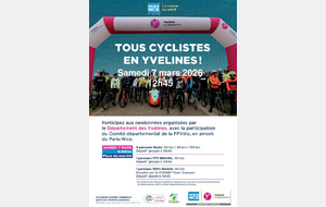 Rando Cyclo Paris Nice - Tous cyclistes en Yvelines